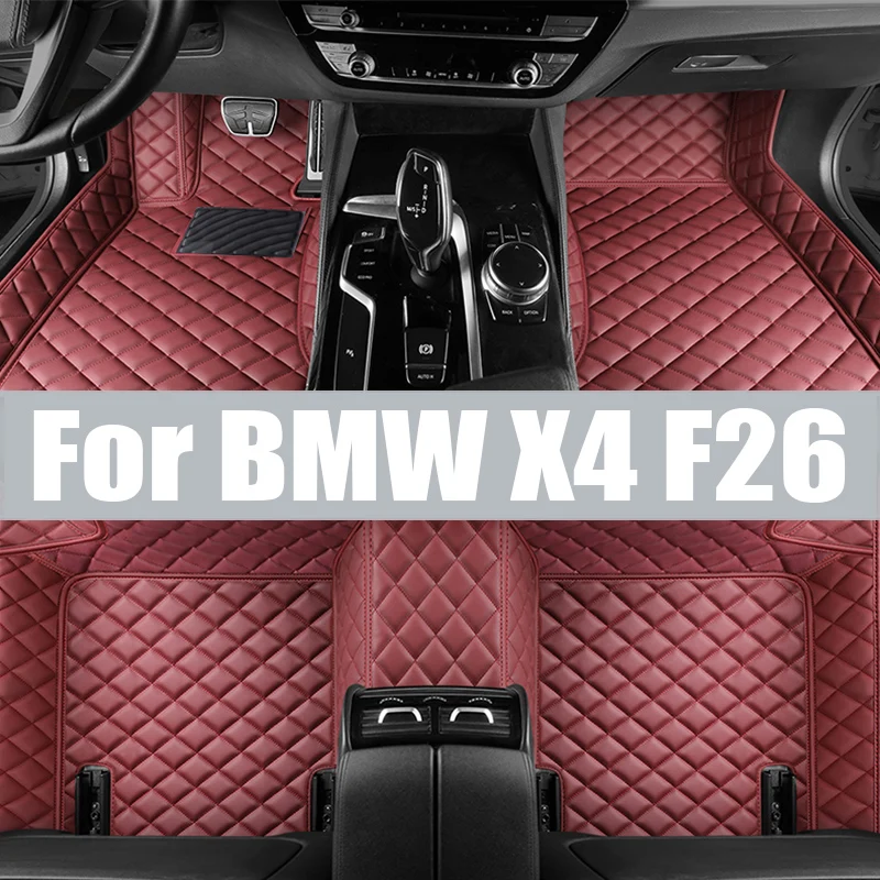 

Car Floor Mat for BMW X4 F26 M40i M Sport 2014~2018 2015 2016 Panel Part Foot TPE Liner Carpet Pad Custom Cover Rug trunk mat