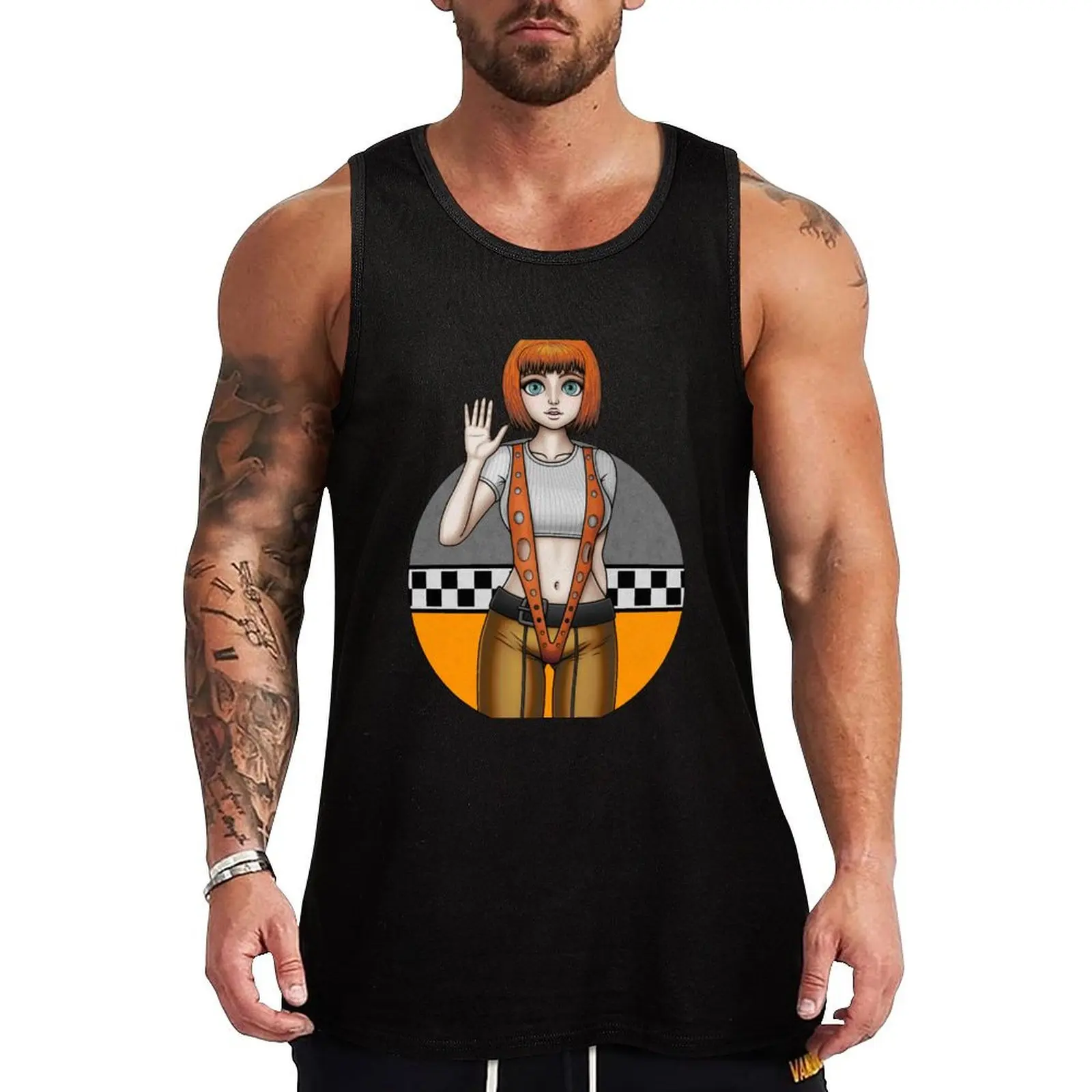 

The Fifth Element - Leeloo Dallas - Variant 2 Tank Top sleeveless t-shirts for men Men's fitness t-shirt plain t-shirt