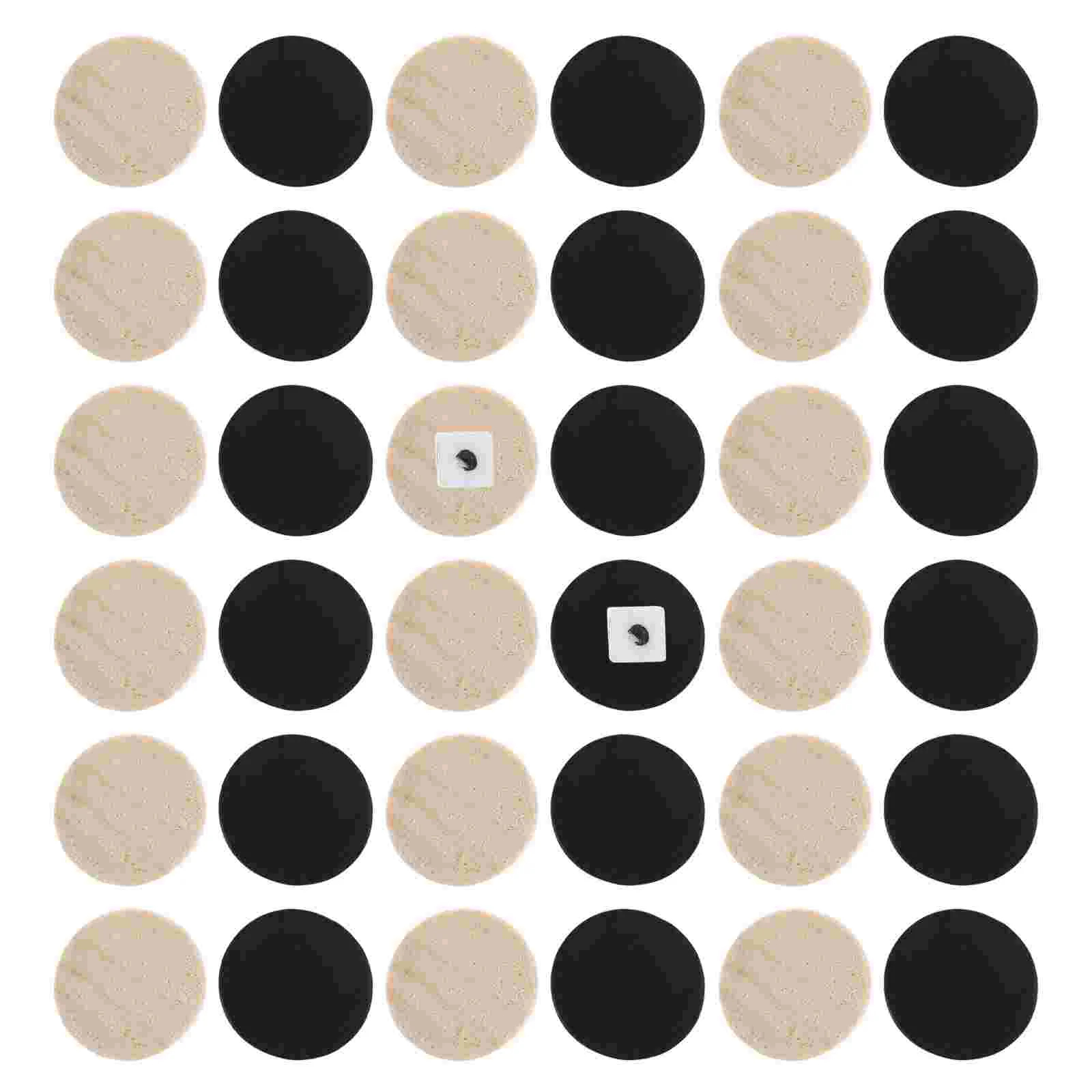 30 Pcs Playing Cards Backgammon Board Wooden Checkers Chess Replacement Travel