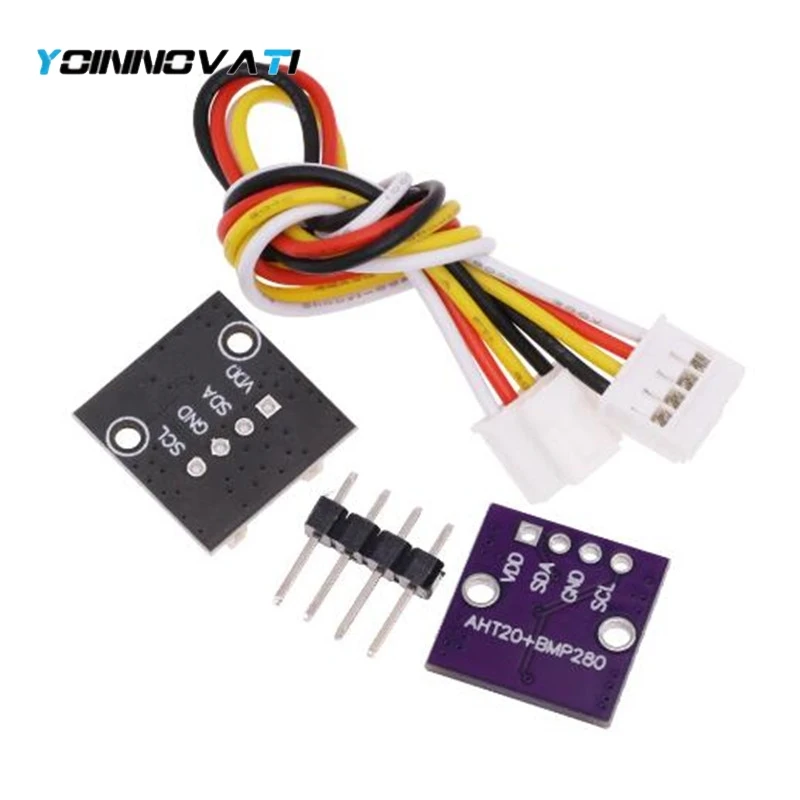 1pcs AHT20+BMP280 High Precision Digital Temperature And Humidity Atmospheric Pressure Sensor