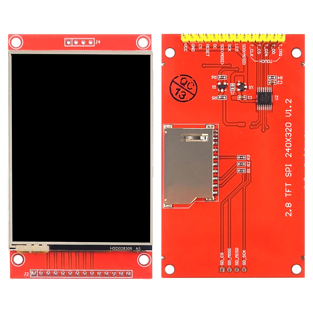 ESP32-S3-DevKitC-1 Entwicklungsboard-Kit mit 2,8 Zoll TFT LCD BT 2.4G WLAN-Modul 8MB PSRAM 16MB FLASH N16R8 42Pin CH340C TypeC