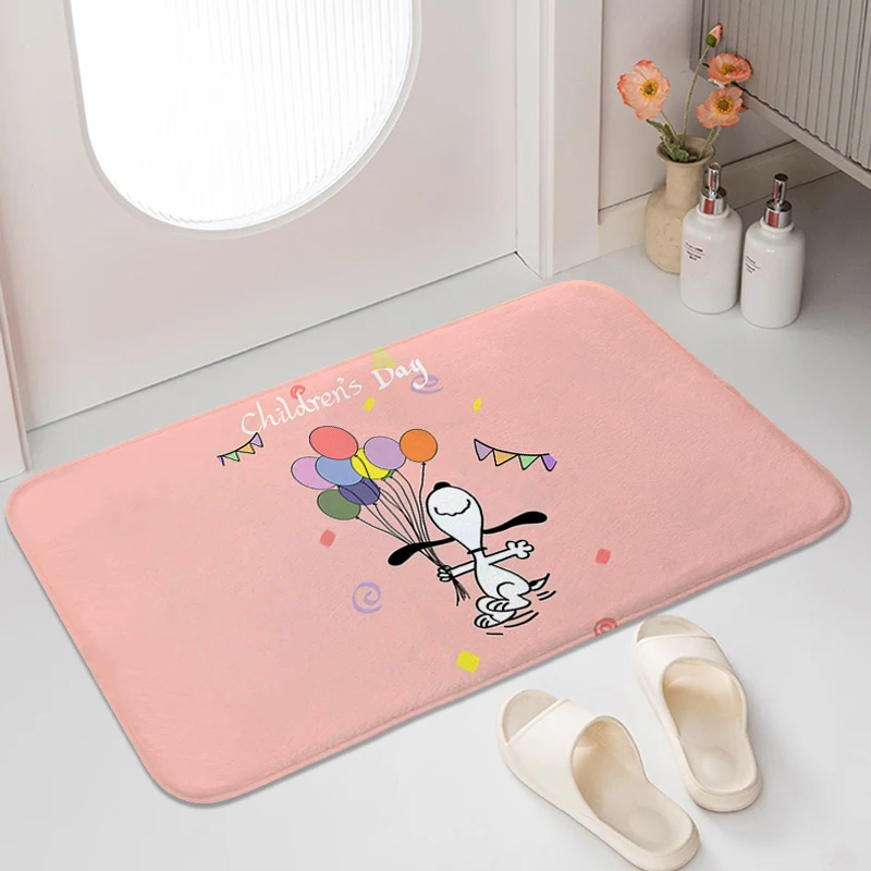 

Outdoor Entrance Doormat Z-Snoopys Custom Aesthetic Rugs Baths Anime Bedroom Carpet Living Room Door Mat Modern Home Decoration