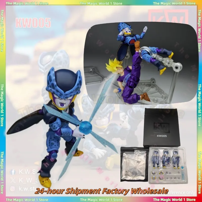 

24-часовая доставка Dragon Ball Z SHF KW Studio Gremlins, Cell, Gohan, набор аксессуаров, фигурка, подарочная коллекция