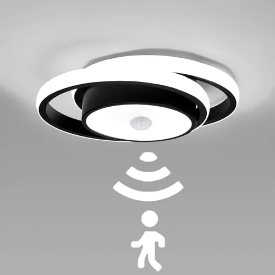 

Motion Sensor LED Ceiling Light Indoor 36W Cool White Mount Motion Activated Light Fixture Modern Flush Mount Ceiling lamp for