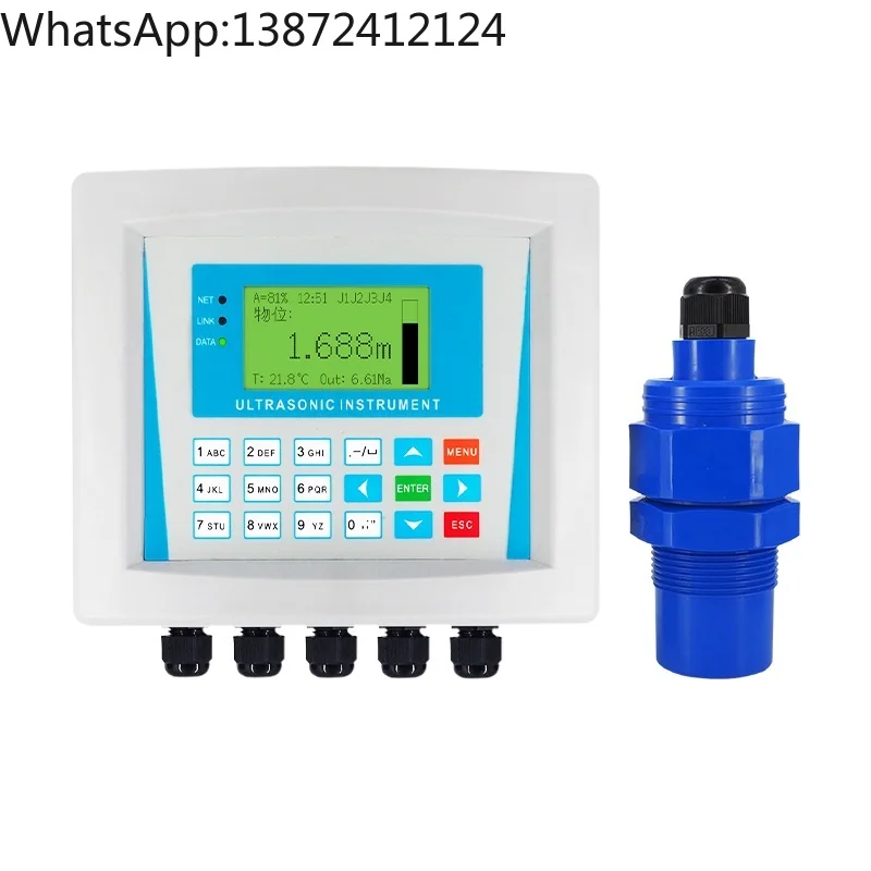

Ultrasonic Water Level Meter Customized Split Type Ultrasonic Level Difference Transmitter Sensor 4-20mA RS485