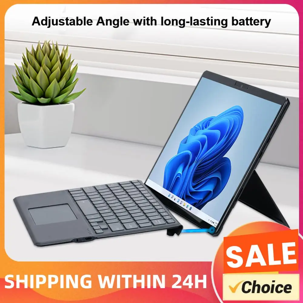 

Bluetooth-Compatible Magnetic Wireless Keyboard Type C Charging Portable Magnetic Keyboard for Surface Pro8/9/X/10/11 Computers