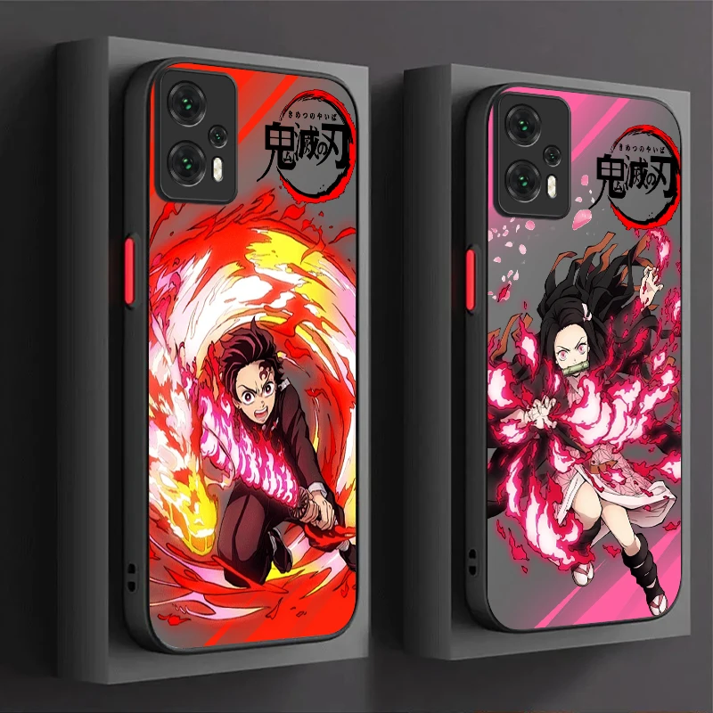 Coque Anime Demon Slayer Kawaii & Badass pour Xiaomi Poco X7 X6 X5 X3 X4 GT F6 F5 M8 M6 Pro 4G 5G F4 F3 M7 M5S C75 C65 C55 C71 C61