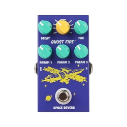 Ghost Fire Guitar Effect Pedal Digital Space Reverb Electric Guitar Effect Pedal Effector with 9-Mode Reverb Selection