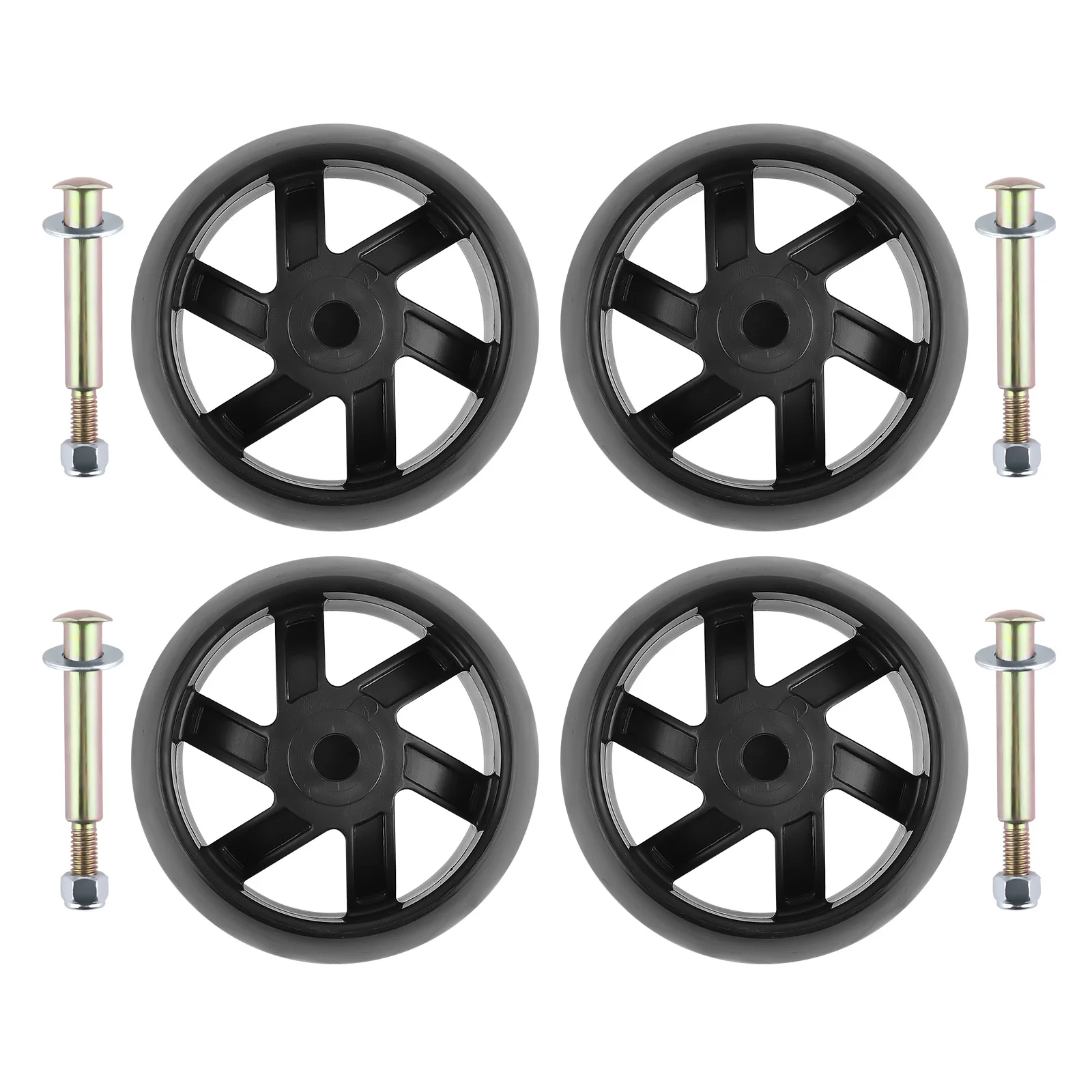 

4x Deck Wheel Kit For Craftsman Models 917287240 917275683 589527301 5" x 2 5/8"