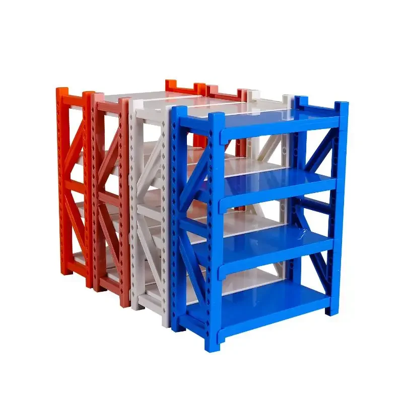 1/12 Dollhouse Simulation Storage Shelves Warehouse Racks Model Dollhouse Mini Furniture Decoration Dolls House Accessories