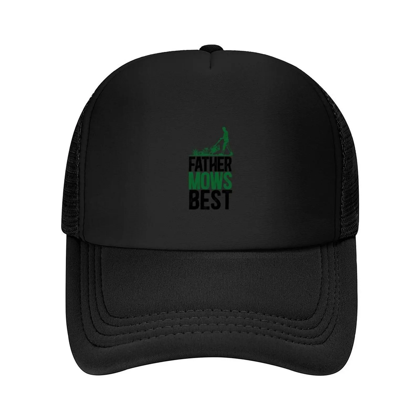 

Father Mows Best - Lawn Mower Gifts For Dad Baseball Cap Big Size Hat Unique hats Trucker Cap Vintage Baseball Men Women's