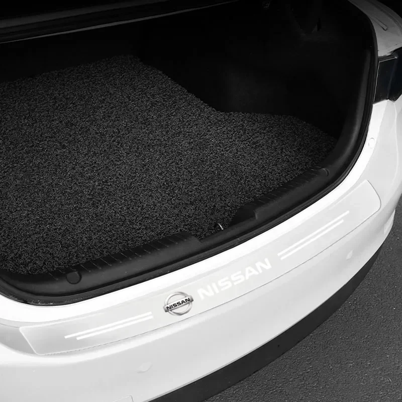 Protecteur de pare-chocs de seuil de porte de voiture, autocollants transparents, style pour Nissan Nismo Almera Tiida Juke Teana Qashqai 350Z 370Z GTR