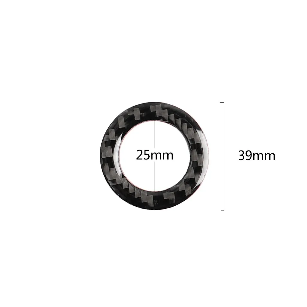 For Infiniti Q50 Q60 Carbon Fiber Engine Start Stop Button Ring Trim Sticker