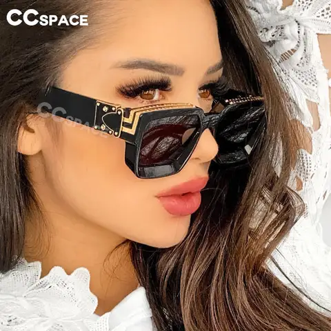Luxury Square Frame Sunglasses CCspace