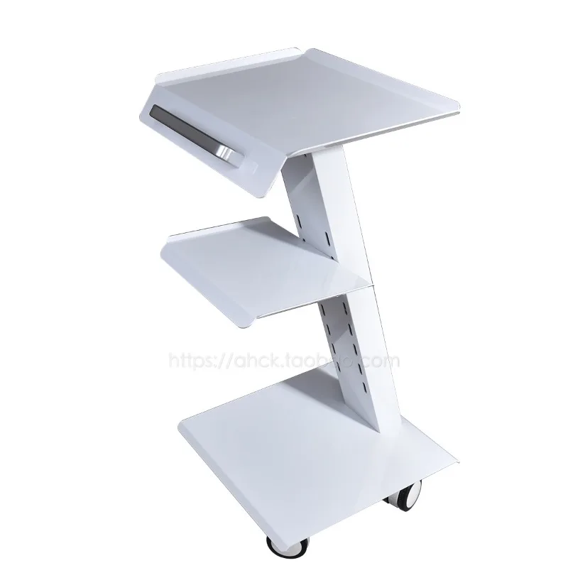 Dental mobile trolley, dental clinic, beauty salon rack with socket mobile device