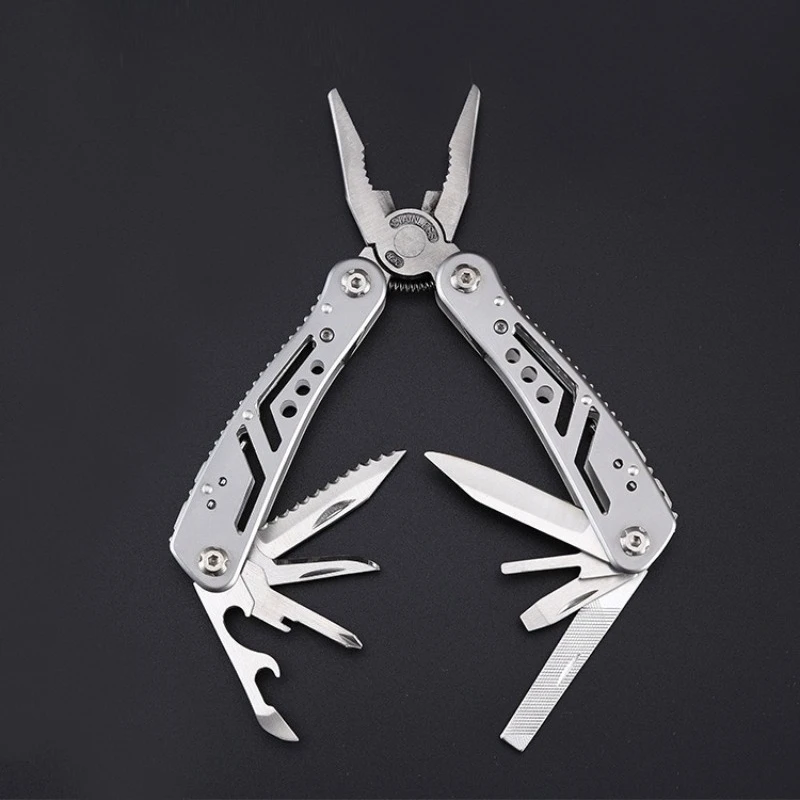 المحمولة جيب Multitool 420 الفولاذ المقاوم للصدأ Multitool كماشة سكين مفك للبقاء في الهواء الطلق التخييم الصيد والمشي لمسافات طويلة