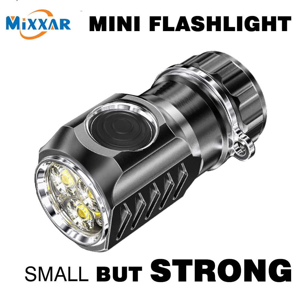 Z30 ES03 3*SST20 3000LM Powerful LED Flashlight USB Rechargeable 18350 6-Mode Super Bright Torch for Camping Mountaineer