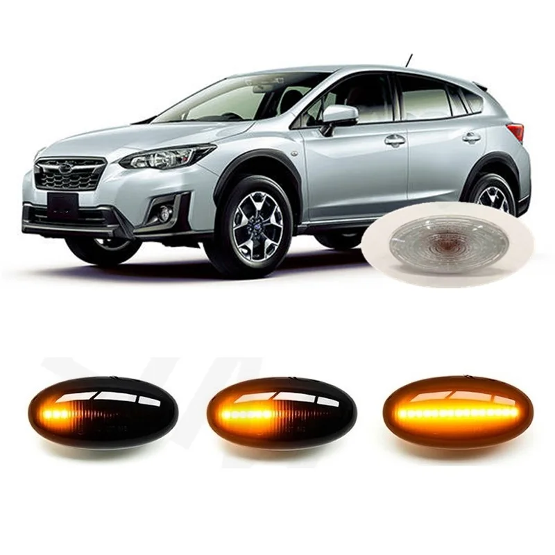 for Subaru XV GP3 GP7 GPD GT3 GT7 GTE Sequential LED Side Marker Turn Light Signal Lamp Accessories