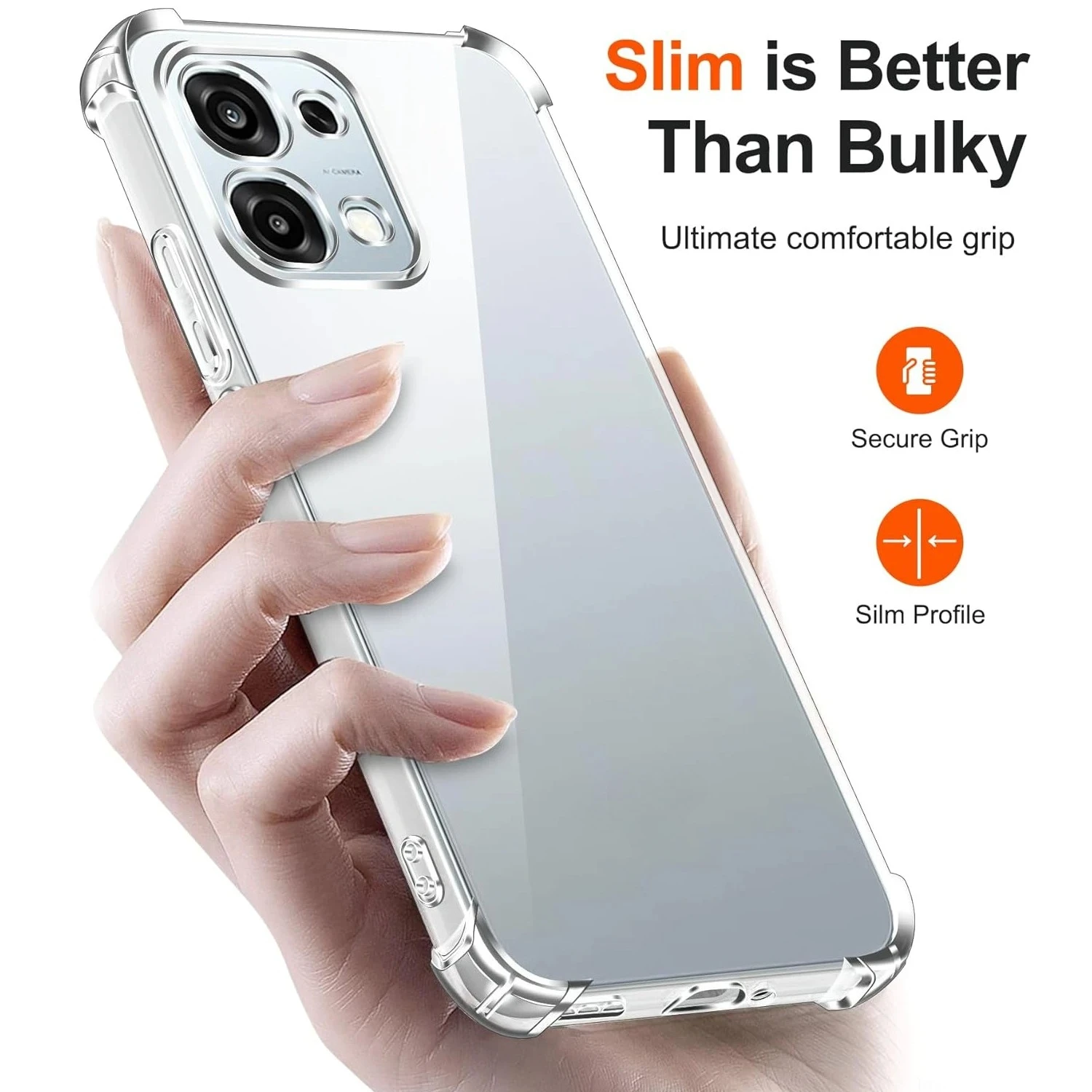 四隅耐衝撃透明TPU OPPO A5 A6 Pro 5G A6x A6 A6c Reno 14 15 F用保護カバーシェル Coque Fundas