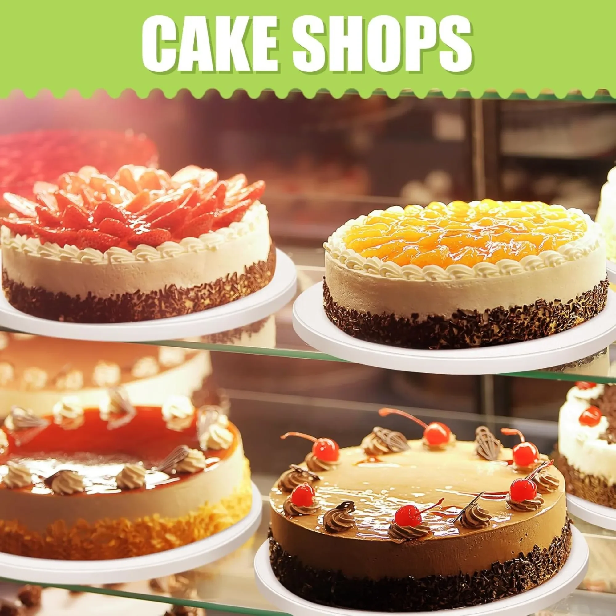 8PCS Cake Drums 12inch round Sturdy Corrugated DIY Cake dessert Cardboard Base Wedding Birthday Baby Shower Party Display stand