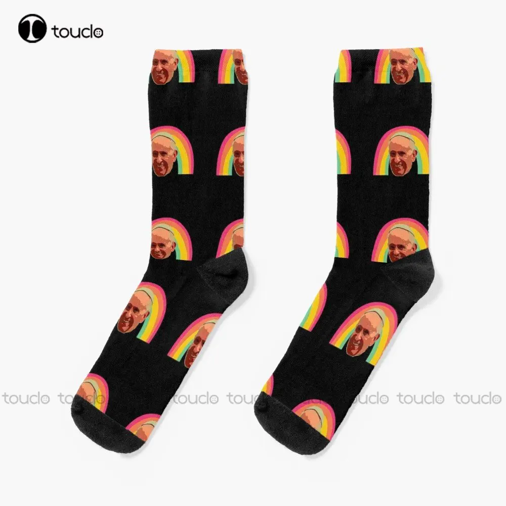 

Pope Francis (Francesco) Socks Women'S Socks Personalized Custom Unisex Adult Teen Youth Socks 360° Digital Printing New Popular