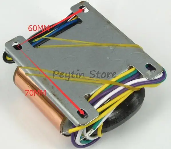 Imagem -05 - Transformador de Potência Blindado em Cobre Placa de Decodificação Frontal 50va Entrada 50w Saída 0115v230v-scn Duplo 15v Duplo 12v R-tipo 1pc