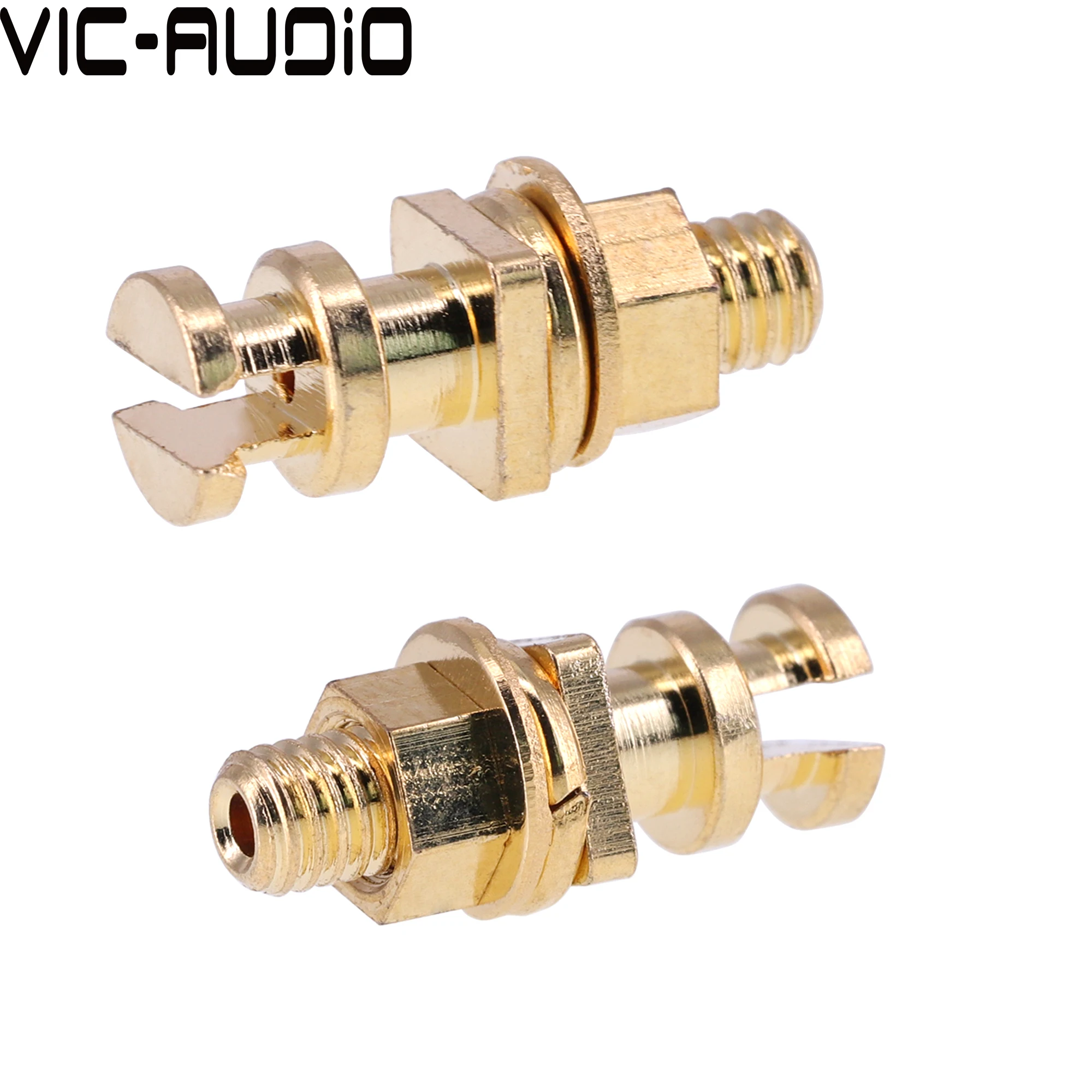 DIY HIFI Turret lug Strip Tag Board Turret Board Terminal Board Part Pure Copper Plated Gold Turrets For Audio Tube Amplifier