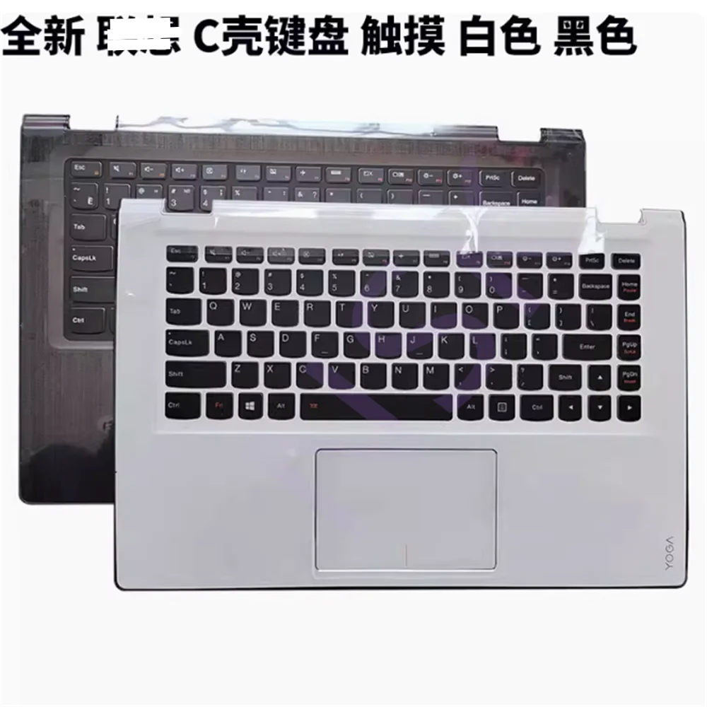 

Original FOR Lenovo Yoga 700-14 Yoga 3 14 Notebook Keyboard with C-Case Touchpad Mouse Board 100% Test OK