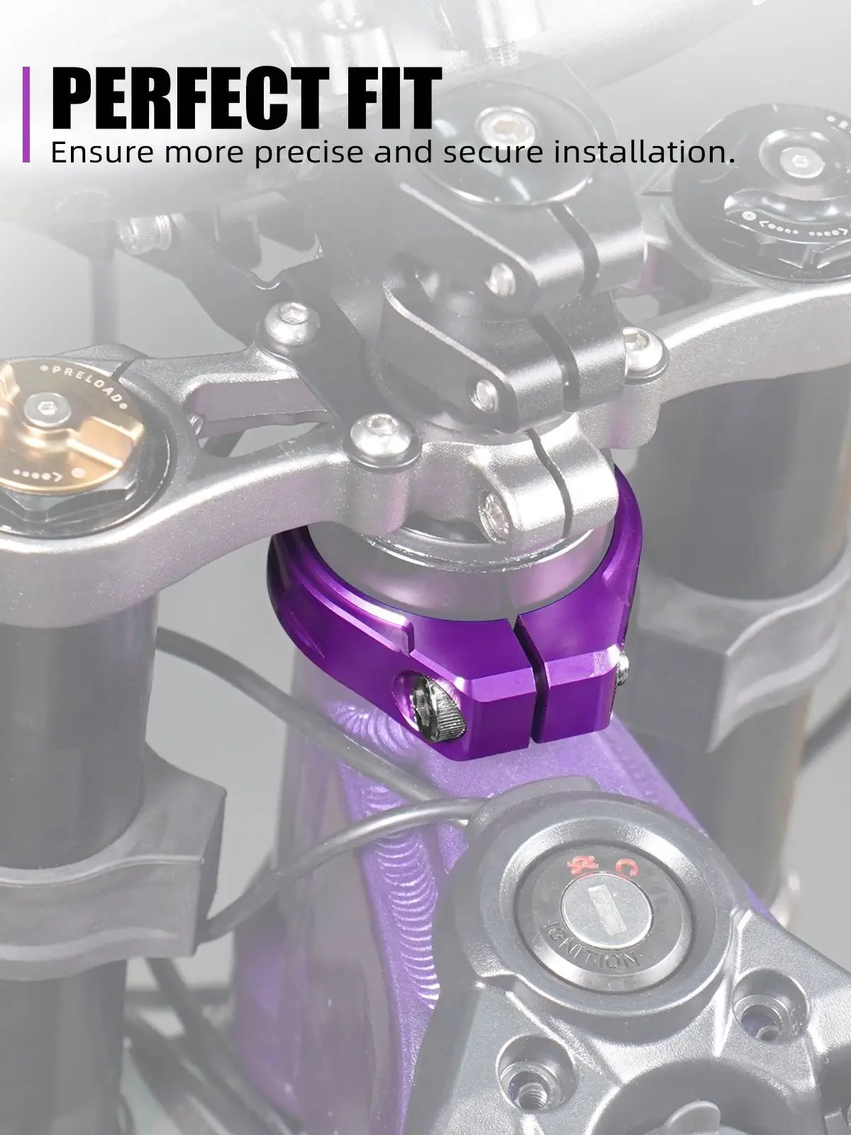 AliExpress NICECNC For Surron Light Bee X S L1E Electric Dirt Bike Front Handlebar Bar Riser Mount & Head Tube Frame Brace For Segway X160 X260