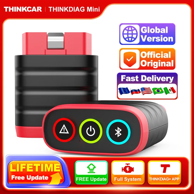 THINKCAR THINKDIAG MINI Skaner Obd2 do automatycznego pełnego systemu funkcji Obd 2 Narzędzie diagnostyczne Czytnik kodów diagnostycznych PK ELM327