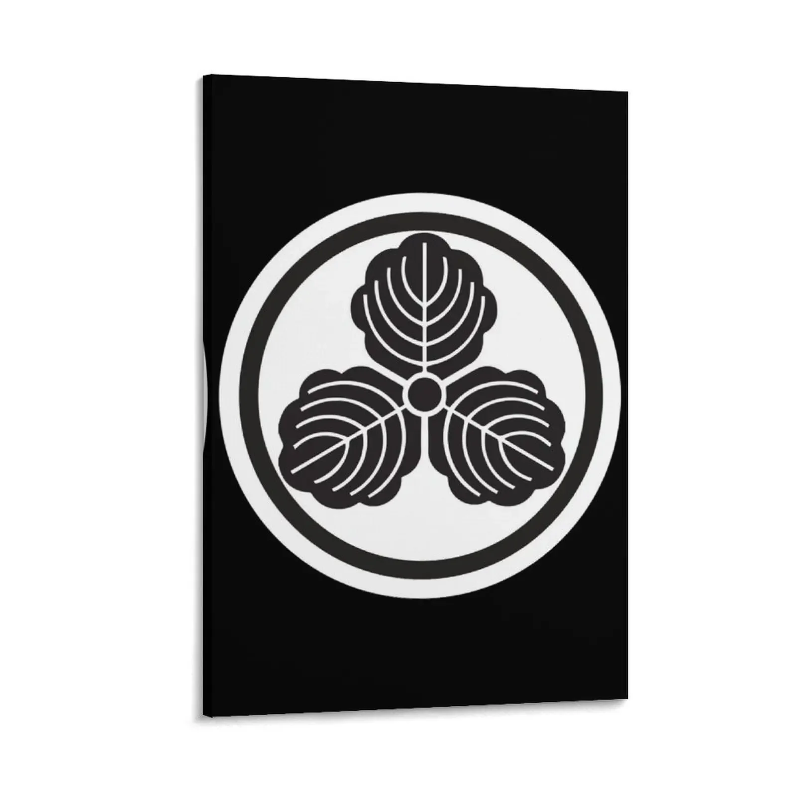 Kasai Japanese Kamon Emblem Symbol Canvas Painting bedroom decor room decorations aesthetic Decor for room