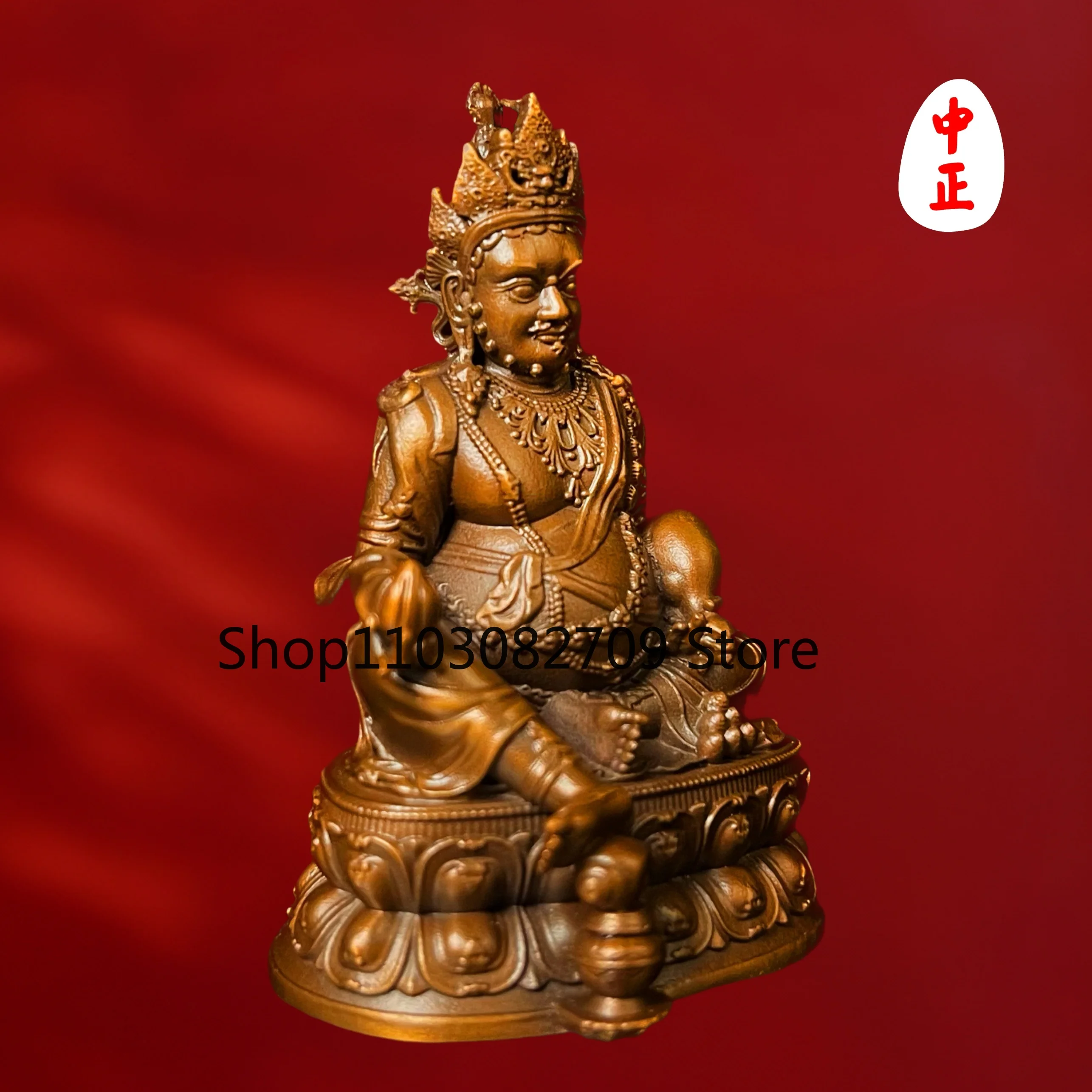 [Limited Special Offer] Zhongzheng Statue Intangible Cultural Heritage Workshop Huang God of Wealth Crafts Sculpture Ornament Su