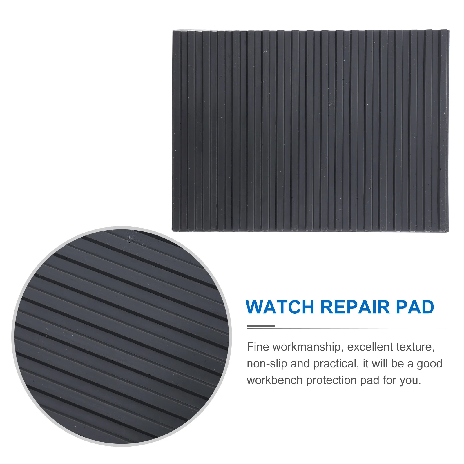 Repair Mat for Maintenance Platform Non-slip Watches Parts Electronic Tools Black