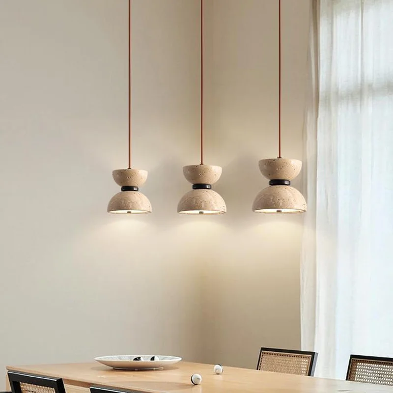 

Nordic Yellow Cave Stone Terrazzo Chandelier Restaurant Milk Tea Shop Cafe Bar Cement Loft Apartment Industrial Style