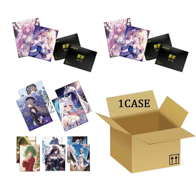 

Wholesales Goddess Story Collection Cards Booster Witch Club A4 Anime 1case Board Games For Birthday Children