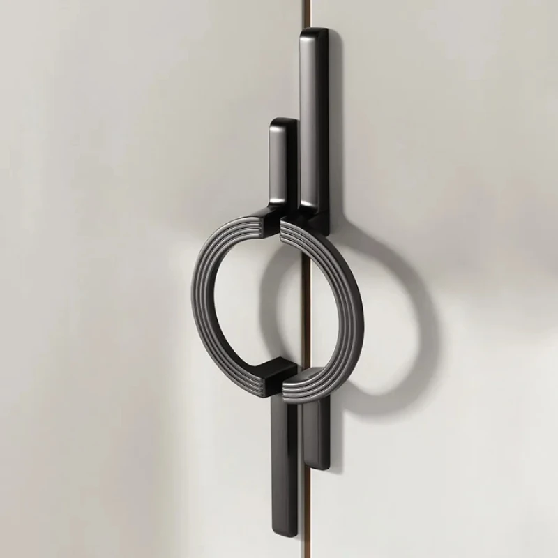 New Chinese Style Round Furniture Handles Kitchen Cabinet and Storage Handles Drawer and Wardrobe Long Cabinet Handle