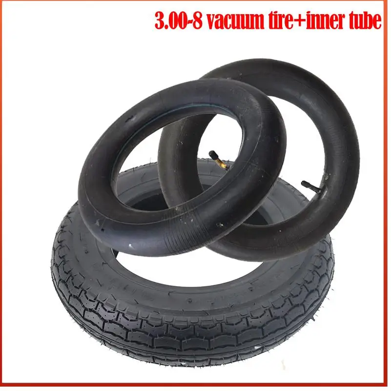 Wear resistant thickness 3.00-8 vacuum tire belt layer 3.00-8 inner tube, for motorcycle tire replacement