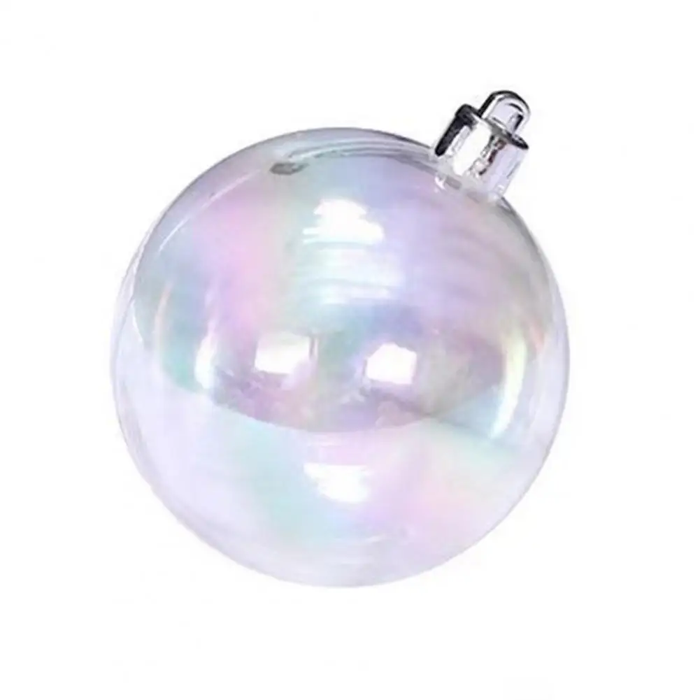 Refractive Rainbow Ornaments Christmas Balls Diy Crafts Halloween Cauldron Pot Bubble Ornaments for Xmas Tree Wedding Decor