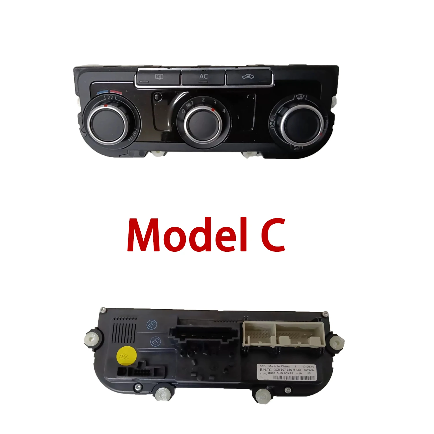 Chengcheng – schakelaar voor de airconditioning van een Volkswagen Magotan B6 MK5 of Golf 6, bedieningspaneel voor de klimaatregeling en verwarming.