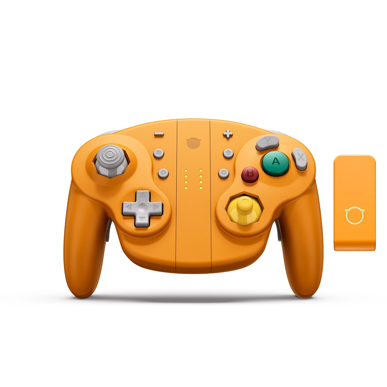 NYXI Wizard 2 TMR Joy-pad Blanc Édition Spéciale pour Switch/PC/Wii/NGC Orange