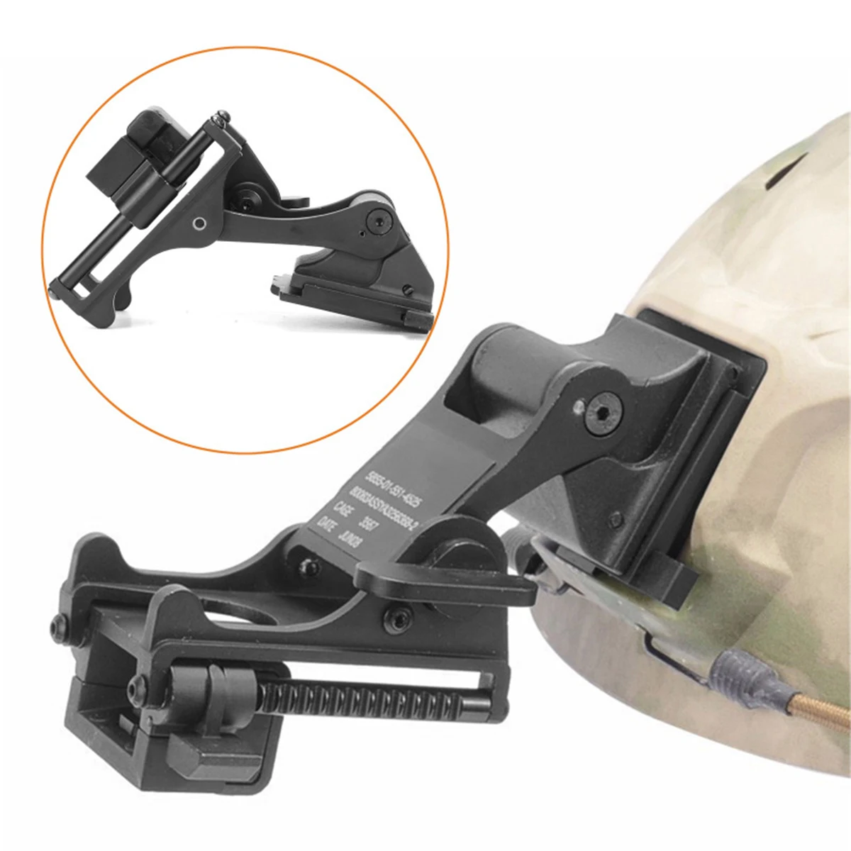 Tactical MICH M88 FAST Helmet Mount Kit Plastic/Metal J Arm Bracket For Rhino NVG PVS-14 PVS-7 Night Vision Helmet Accessories