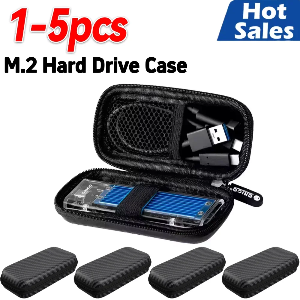 

1-5 шт. ORICO для внешнего жесткого диска M.2/наушников/Data Line HDD Чехол M.2 Сумка для хранения жесткого диска Портативный твердотельный накопитель EVA Противоударный чехол