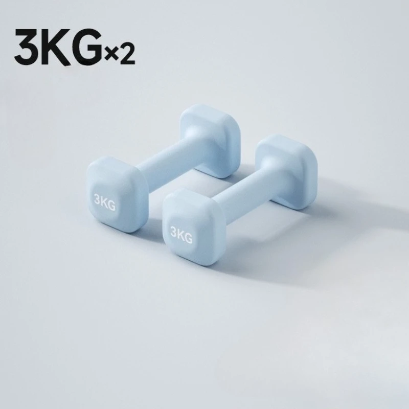 دمبل مربعة للنساء، معدات اللياقة البدنية المنزلية باللون الوردي مع تصميم غير قابل للانزلاق، مثالية لتشكيل الجسم بالكامل وتدريبات القوة #5