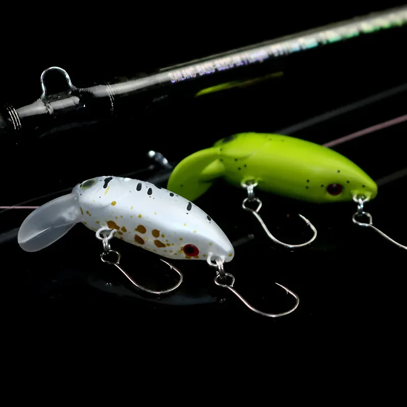 MUKUN Mini Crankbait Fishing Lure Wobblers 2.8g 33mm Pesca Stream Minnow Hard Bait For Perch Club Trout