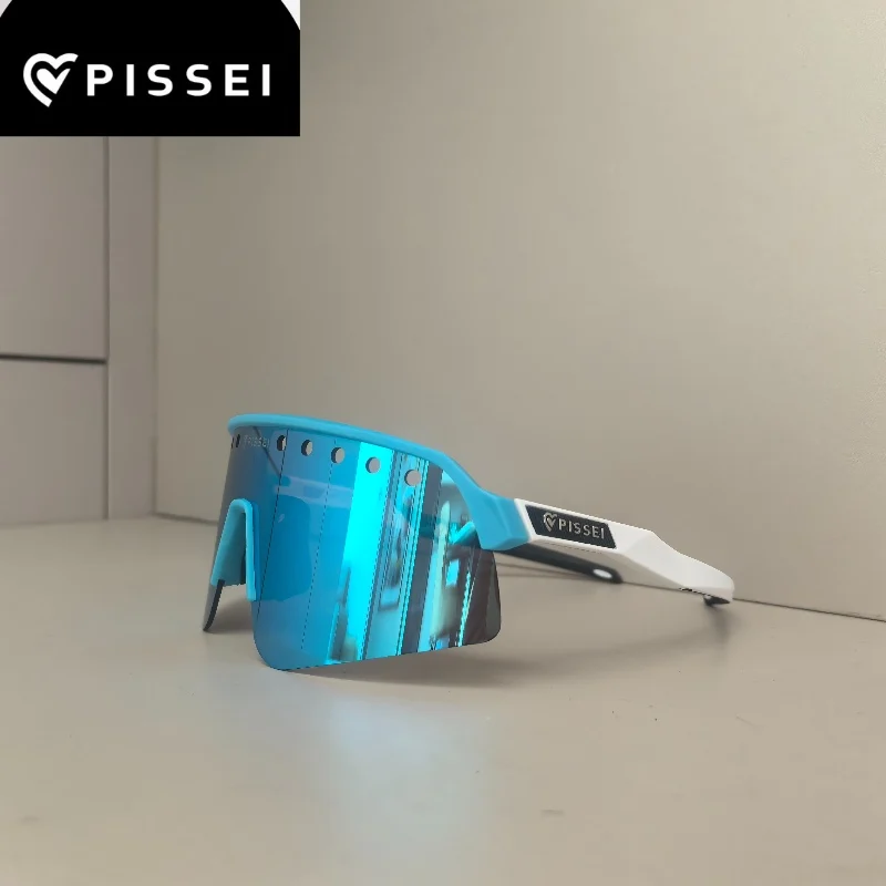 Image of PISSEI Rennrad Brille Bunte Sonnenbrille Männer Outdoor Sport Laufen Marathon Brille Frauen TR90 UV400