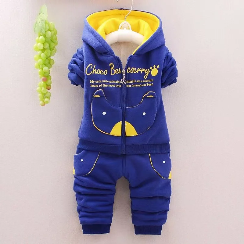 

New Autumn and Wint Baby Girl Clothes Suit Boys Outfits Children Fashion Hoodies Pants 2Pcs/Sets Toddler Costume Kids Tracksuits