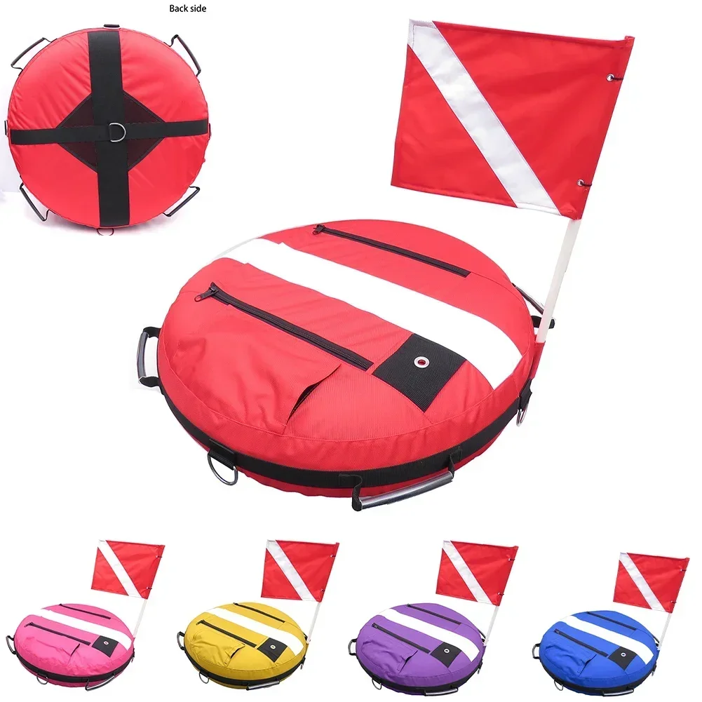 Scuba Diving Freediving Training Buoy Diver Down Flag Float Marker Safety Buoyancy Signal Float Diving Gear Accessroy