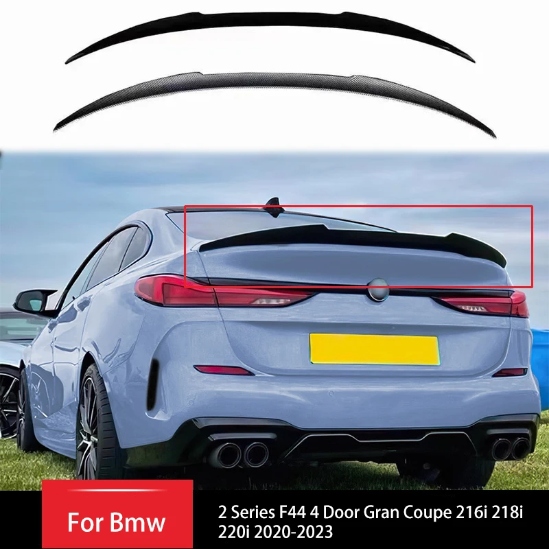 For Bmw 2 Series F44 4 Door Gran Coupe 216i 218i 220i 2020-2023 Rear Trunk Spoiler Spiltter Wing Tail Wing Top Wing