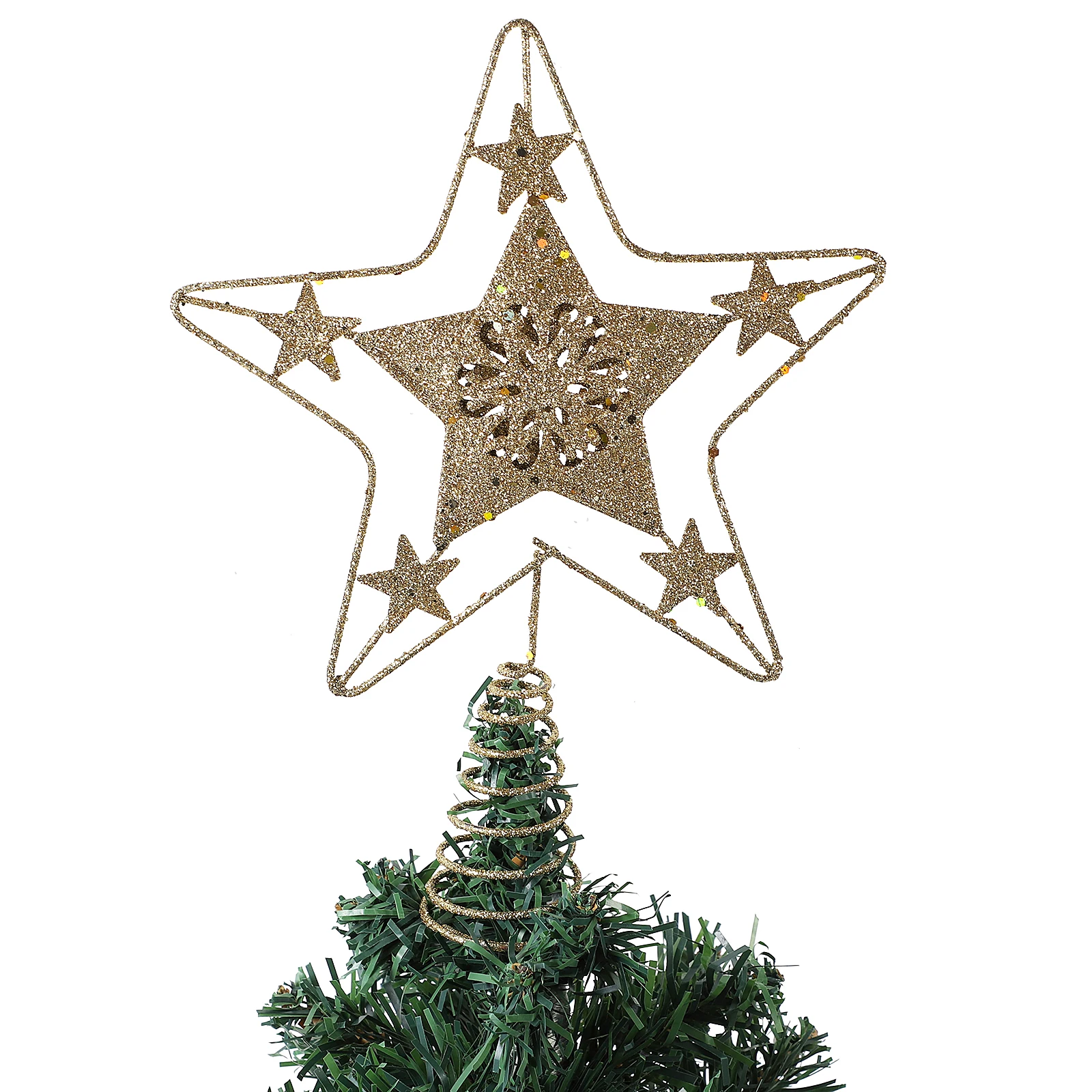 

Xmas Tree Topper Star Decorative Pentagram Christmas Tree Star Ornament for Seasonal Decoration Christmas Decoration
