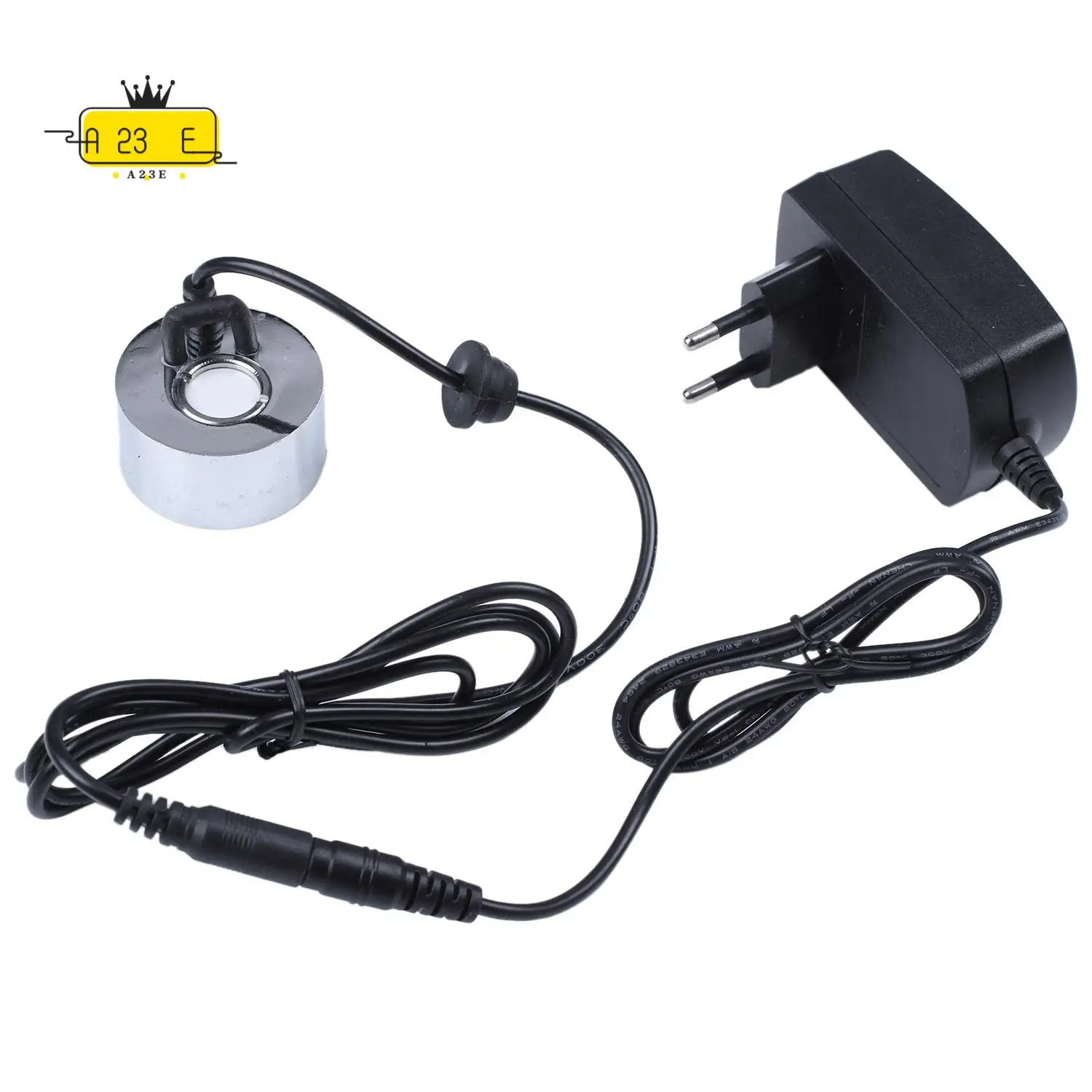 

A23E-45 мм DC 24 В ультразвуковой увлажнитель тумана Fogger фонтан для воды пруд распылитель головка увлажнитель воздуха вилка европейского стандарта